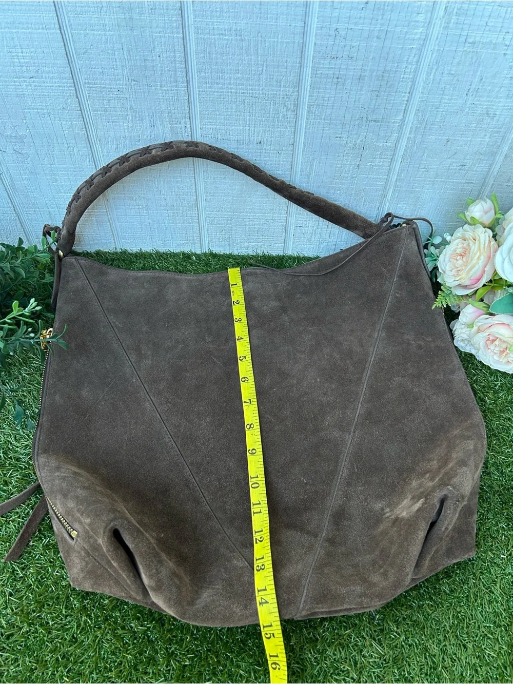 REBECCA MINKOFF Mae Hobo Bag In Mae Suede/ like new